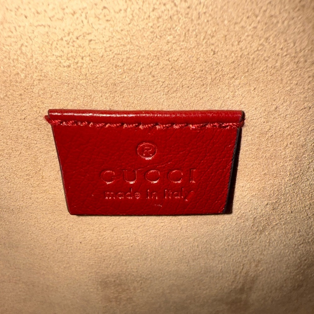 Gucci Rajah tweed tote Bag with wristlet EUC - Picture 9 of 16